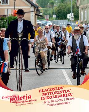 Zaključek poletja, sobota, blagoslov motoristov in kolesarjev